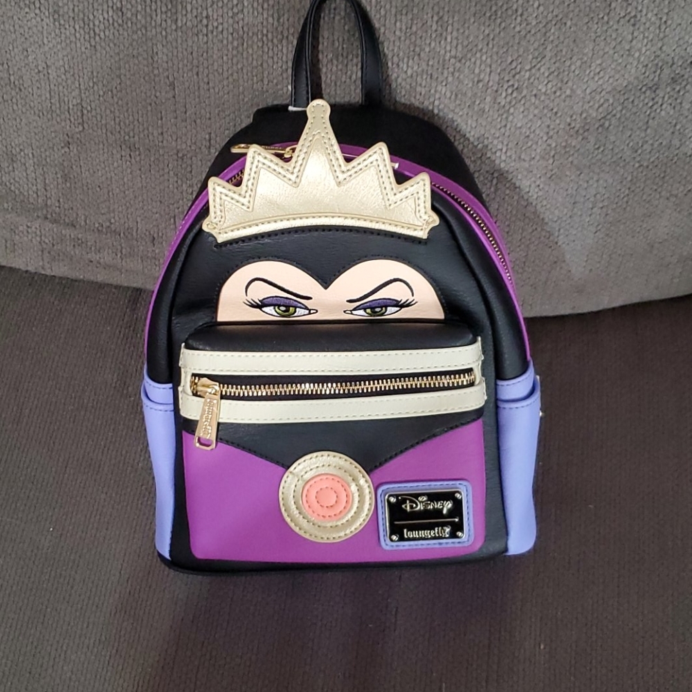 Disney loungefly evil queen mini backpack
